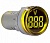 Индикатор с вольтметром Ø22 50-500 В Энергия AD22-RV желтый